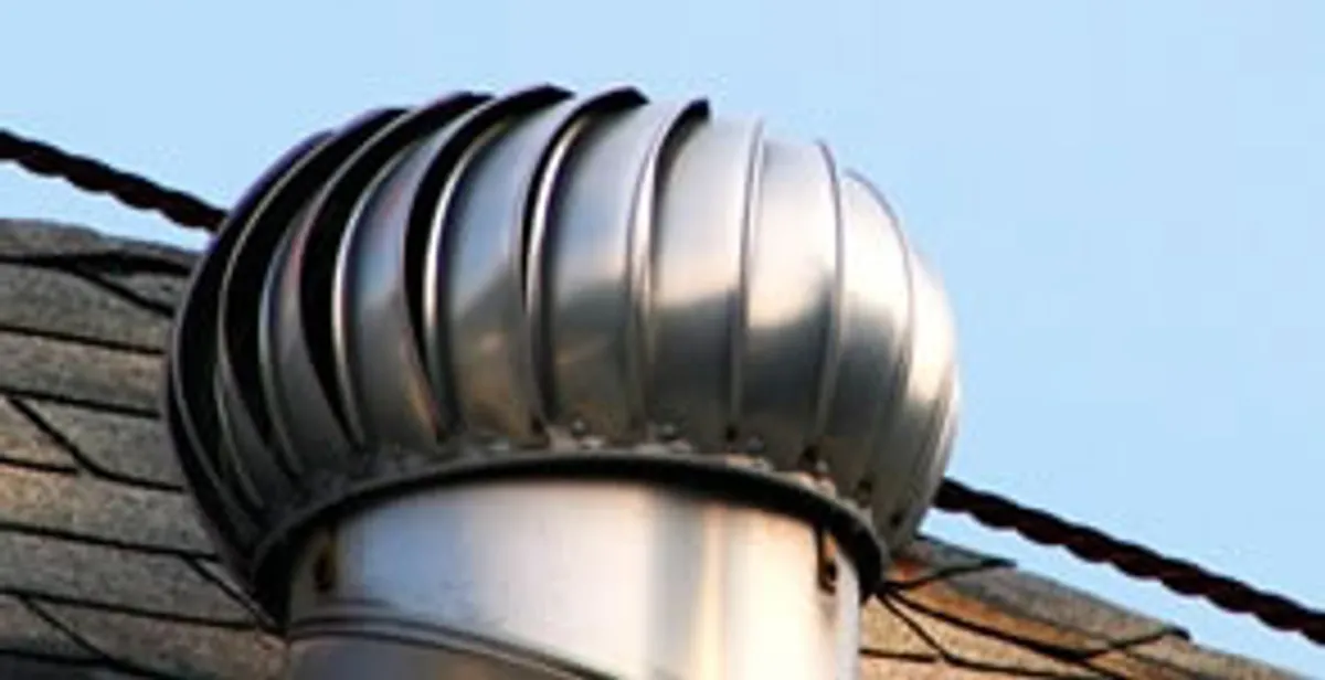 attic fan installation services with professionally installed roof ventilation unit in Dayton, OH