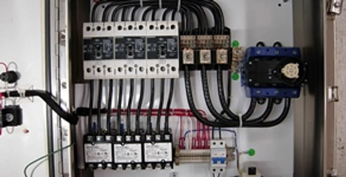 Electrical panel installation with organized circuit breakers and wiring in Dayton, OH